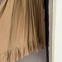 پیراهن مانتویی فرانسوی رنگ نسکافه ای|لباس|مشهد, شهرک رازی (شهرک غرب)|دیوار