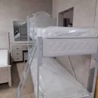 تخت دوطبقه فلزی مدل کلبه|تخت و سرویس خواب|تربت‌حیدریه, کاشانی|دیوار