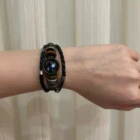 دستبند چرمی اسپرت