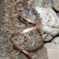 دستبند دستساز مس الماس هرکیمر خزهای معدنی|جواهرات|لنگرود, |دیوار