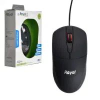 موس سیمدار سیمی کامپیوتر لپ تاپ usb royal لیزری