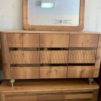 کمد و آینه کنسول ست در رنگ بندی