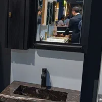 روشویی با کابینت یو پی وی سی|لوازم سرویس بهداشتی|اندیشه, اندیشه فاز ۵|دیوار