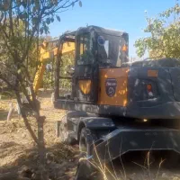 اجاره مینی بیل لاستیکی وبیل بکهو