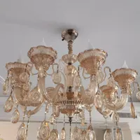لوستر ۸شاخه کریستال