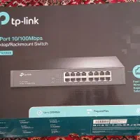 سوییچ TP-LINK مدل TL-SF1016DS و  سانترال KX-TES824