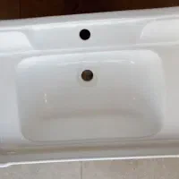 روشویی درحد نو رنگ سفید