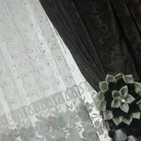 یک جفت پرده پذیرایی|پرده، رانر، رومیزی|مزرعه کتول, |دیوار