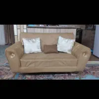 مبل ۷ نفره در حد نو همراه عسلی|مبلمان خانگی و میز عسلی|پیشوا, |دیوار