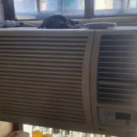 کولر پنجره ای سالم و در حد نو با کنترل