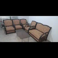 مبل ۸ نفره به همراه میز شیشه ای ۱۵۰۰