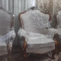 فروش مبل استیل با  نهار خوری نو