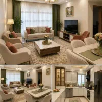 75 متر/جنت آباد/ 2 خواب/ پرده خور/با پاسیو اختصاصی