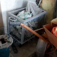 سطل زباله با پروفیل قوی توری فلزی مقاوم،، نو