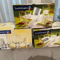 لیوان و گیلاس لومینارک اصل و شکلات خوری