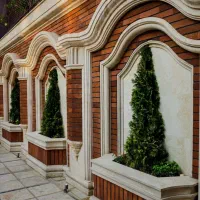 آجر نسوز بار بیکیو ،نما ساختمان ،کباب پز