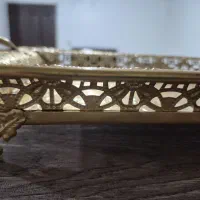 سینی طلایی بزرگ|ظروف سرو و پذیرایی|شاهین‌شهر, عطار|دیوار