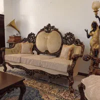 مبلمان استیل ،مبل کلاسیک سلطنتی ۷نفره +ناهارخوری|مبلمان خانگی و میز عسلی|تهران, دارآباد|دیوار