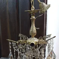 لوستربرنز چهارشاخه|لوستر و چراغ آویز|قم, نوقطار|دیوار