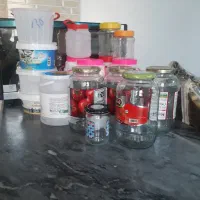 شیشه و دبه|ظروف نگهدارنده، پلاستیکی، یک‌بارمصرف|ارومیه, |دیوار