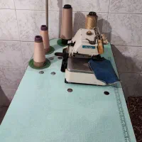 چرخ خیاطی زیگزال همراه با دینام ۴نخ|ماشینآلات صنعتی|آستارا, |دیوار