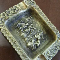 زیرسیگاری برنج قدیمی ۱۰۰ساله