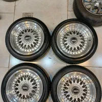 رینگ اسپرت BBS سایز۱۶ اصلی با لاستیک۱۹۵ هانکوک کره