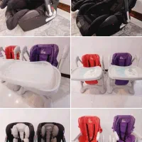 ست صندلی های ماشین و غذای کودک