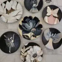 دیوارکوب سفالی (کادویی تزیینی دکوری)|صنایع دستی و سایر لوازم تزئینی|سنندج, |دیوار