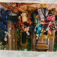 تابلو فرش شاعر جوان