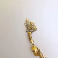 طلا یک گوشواره جفت ایتالیایی و یک جفت مروارید|جواهرات|قم, شاه احمد قاسم|دیوار