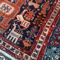 فرش دستباف قدیمی کله قوچی|فرش|نسیمشهر, |دیوار