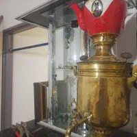 سماور با قوری قدیمی