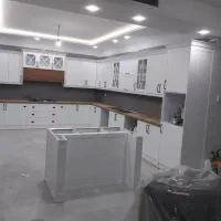 کابینت نئوکلاسیک/سفید سوپرمات/کدJ015