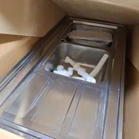 سینک ظرفشویی دو لگنه کاملا نو برند کن