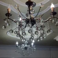 لوستر|لوستر و چراغ آویز|رودبنه, |دیوار