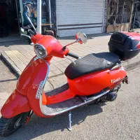 موتور وسپا اسپورت ۱۷۰ccصفر خشک رنگ قرمز|موتورسیکلت|رشت, یخسازی|دیوار