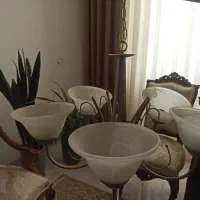 لوستر فلزی ۵ شاخه