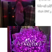 دسته گل پروانه ای هدیه تولد سوپرایز کادو ولنتاین|گل مصنوعی|کرج, حصارک بالا|دیوار