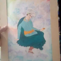 تابلو هنری مینیاتور نگارگری خط خوشنویسی