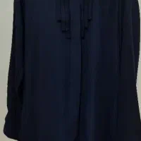 شومیز مجلسی سورمه ای