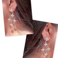 گوشواره میخی جواهری وارداتی