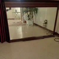 آینه چوب وبرنز سایزبزرگ خرید ازگالری ایران ایتالیا