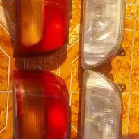 یک جفت چراغ عقب پراید بهمراه یک جفت چراغ جلو پراید