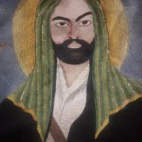 تابلو سوزن دوزی ظریف شمایل با قدمت تاریخی|کلکسیون اشیاء عتیقه|کرج, شهرک بنفشه|دیوار