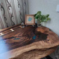 میز ناهارخوری رزین روستیک بینظیر|میز و صندلی غذاخوری|مشهد, شهرک رازی (شهرک غرب)|دیوار