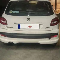 207 مدل 1401 سقف فلز|خودرو سواری و وانت|شیراز, ارم|دیوار