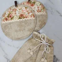 ست دستگیره و دم کنی|سفره، حوله، دستمال آشپزخانه|زاهدان, |دیوار