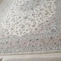 فرش دستبافت کاشان ۴گل ابریشم