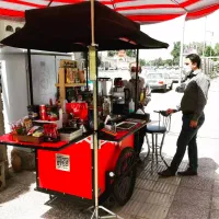 کافه سه چرخه سیار